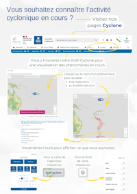 Le suivi des phénomènes tropicaux en cours