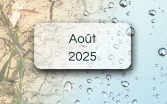 Bulletin de suivi pluviométrique - Août 2025