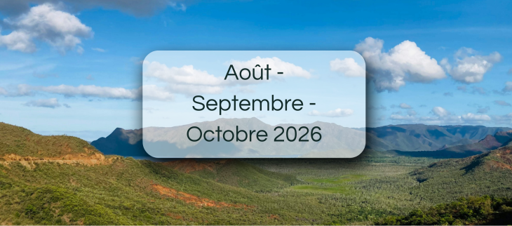Prévision saisonnière pour le trimestre août - septembre - octobre 2026