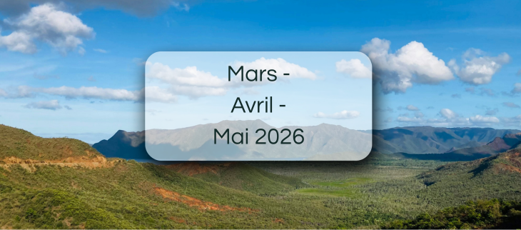 Prévision saisonnière pour le trimestre mars - avril - mai 2026