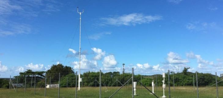 Le réseau de station météorologique en Nouvelle-Calédonie