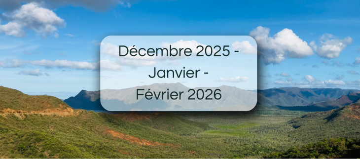 Prévisions saisonnières de décembre 2025 -  janvier - février 2026