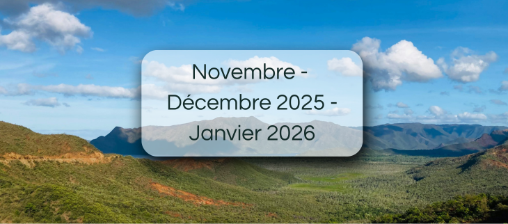 Prévision saisonnière de novembre - décembre 2025 - janvier 2026