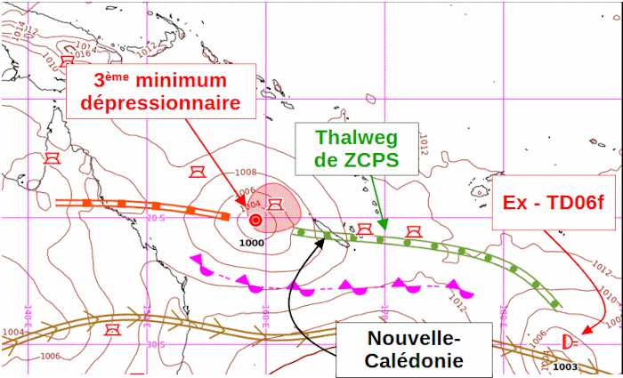Carte d’analyse le lundi 10 février à 23h loc.